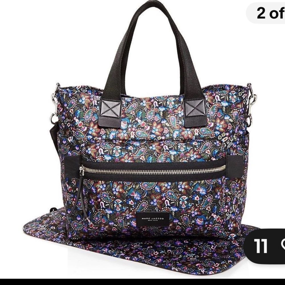 Marc‎ Jacobs new york Garden Paisley printed nylon diaper bag $320